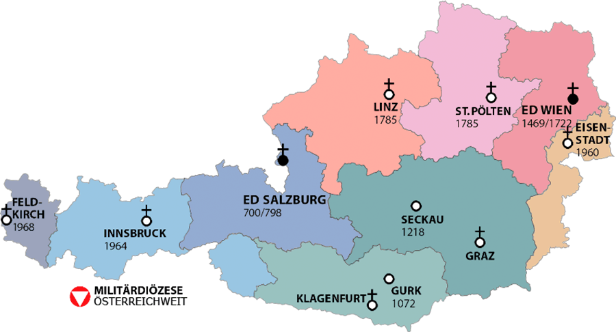 Diözesen Österreichs